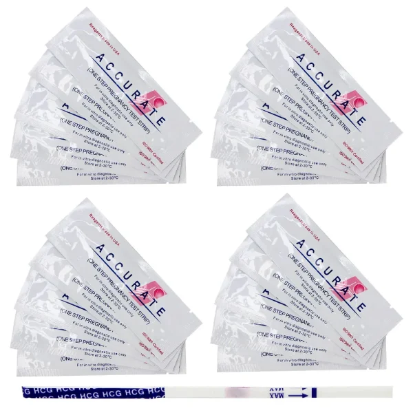 20Pcs Pregnancy Test Lot HCG Pregnant Stick Quick Reliable Pregnancy Predictor Test Strip First Response Over 99% Accuracy - Image 3