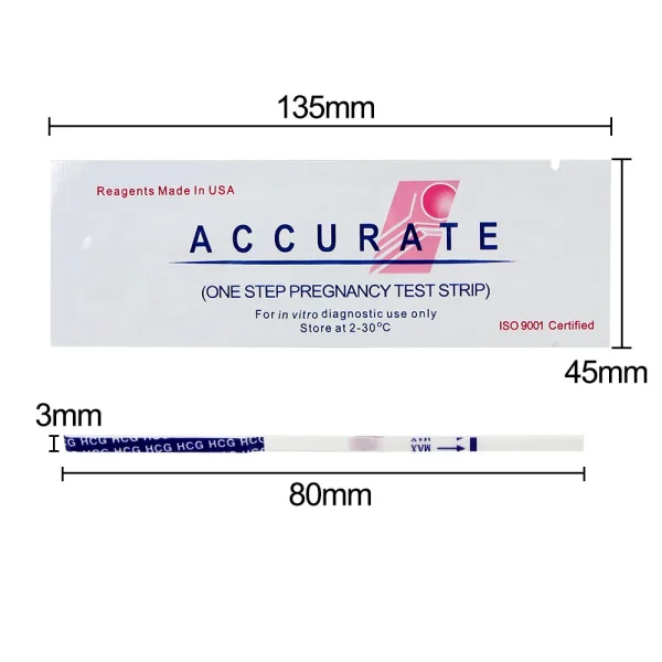 20Pcs Pregnancy Test Lot HCG Pregnant Stick Quick Reliable Pregnancy Predictor Test Strip First Response Over 99% Accuracy - Image 4