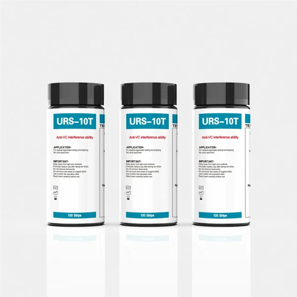 URS-10T Urine Test Strips 10 Parameters Reagent Strips for Urinalysis URS 100 Strips - Image 5