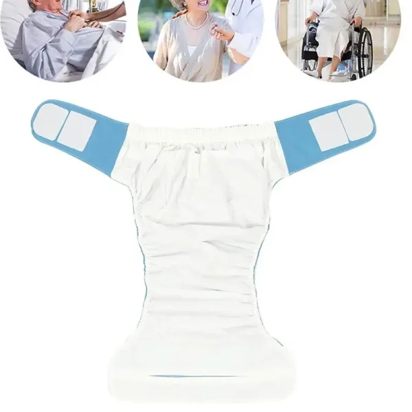 Waterproof Diapers Washable Reusable Adult Elderly Cloth Diapers Panties Pocket Nappies for Elderly Disabled - Image 6