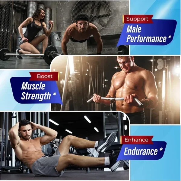 Turkesterone Supplement - Improves Male Performance, Endurance, Motivation, Focus & Muscle Mass - Non-GMO & Vegan Capsules - Image 5