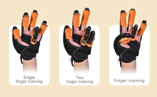 Protable Rehabilitation Robot Gloves Stroke Hemiplegia Cerebral Infarction Training Device Finger Exerciser Hand Function Recove - Image 4