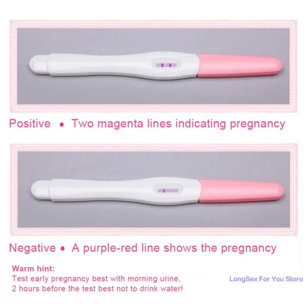 5pcs Early Pregnancy Test Strips for Women HCG Testing Kit Over 99% Accuracy Rapid Female Urine Measure Accuracy Pregnancy Check - Image 4