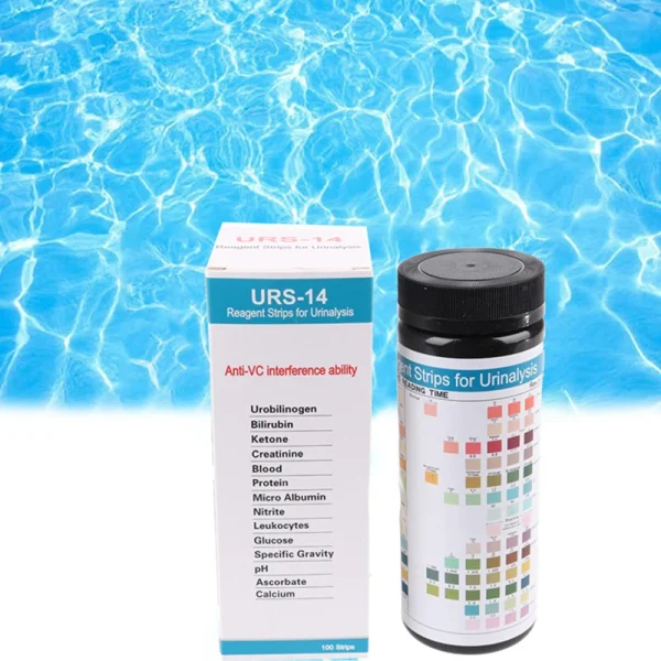 URS-14 100strips Urinalysis Reagent Test Paper Urine PH Test Strips Leukocytes